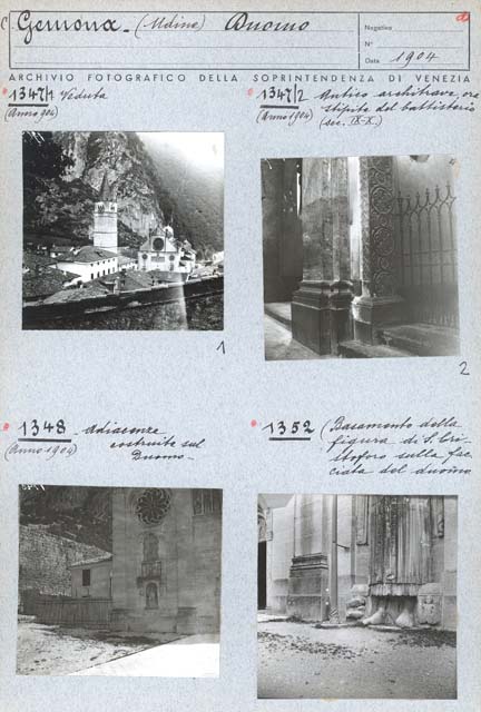 Documentazione storico artistica (positivo) di Gabinetto Fot. Soprintendenza ai Monumenti di Venezia, Ongaro, Massimiliano (inizio XX)