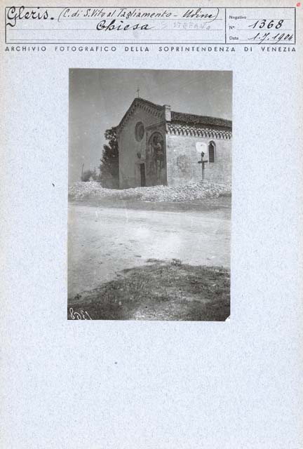 Veduta: esterna, facciata, fiancata (positivo) di Amalteo Pomponio, Gabinetto Fot. Soprintendenza ai Monumenti di Venezia, Ongaro, Massimiliano (inizio XX)