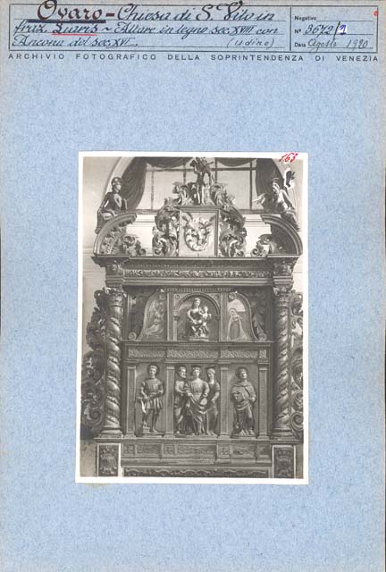 Interno: abside (positivo) di Simone di Paolo (Attr), Manzani Eugenio (Attr), Gabinetto Fot. Soprintendenza ai Monumenti di Venezia, Caprioli, Giovanni (primo quarto XX)
