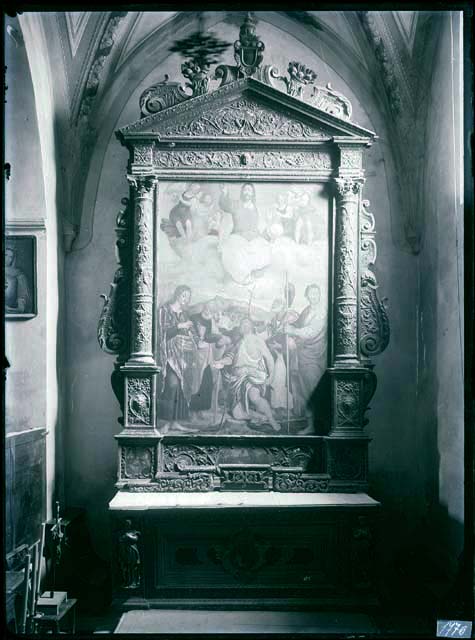 Documentazione storico artistica: sec. XVI, altare; Pomponio Amalteo, bottega (negativo) di Amalteo Pomponio (Bottega), Caprioli, Giovanni (primo quarto XX)