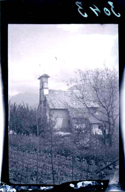 Edifici religiosi: chiesa, Sant'Antonio; Ovaro, Mione (negativo) di Ongaro, Massimiliano (primo quarto XX)