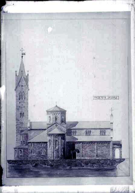 Edifici religiosi: sec. XX, chiesa, Santa Maria; Paluzza (negativo) di Ongaro Massimiliano, Gabinetto Fot. Soprintendenza ai Monumenti di Venezia (primo quarto XX)
