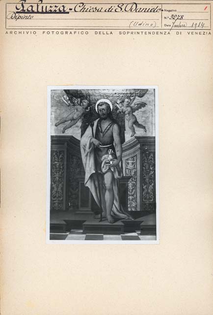 Edifici religiosi: chiesa, San Daniele; Paluzza (positivo) di Agostini Giovanni Antonio, Gabinetto Fot. Soprintendenza ai Monumenti di Venezia (prima metà XX)