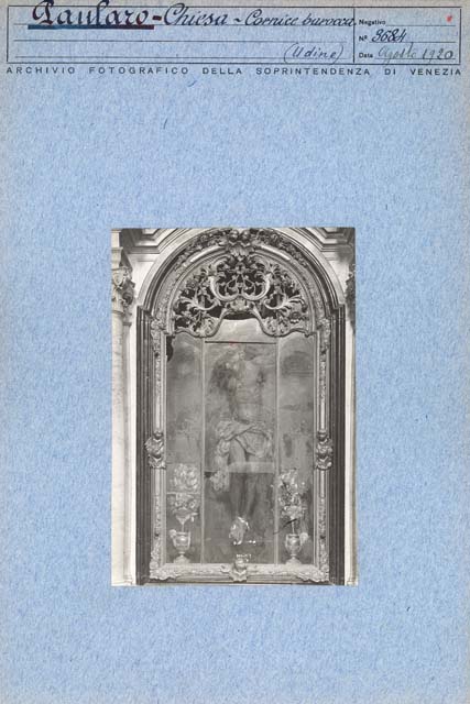 Edifici religiosi: chiesa, San Vito, San Modesto e Santa Crescenzia; Paularo (positivo) di Caprioli, Giovanni (prima metà XX)