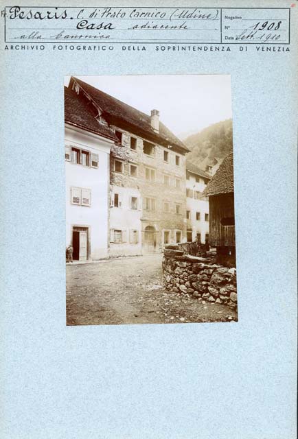 Edifici rurali: sec. XVIII, casa in linea, Cleva; Pesariis (positivo) di Caprioli, Giovanni (prima metà XX)