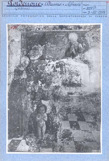 Edifici religiosi: chiesa, San Marco; Pordenone (positivo) di Gabinetto Fot. Soprintendenza ai Monumenti di Venezia (prima metà XX)