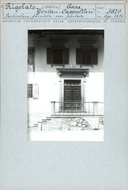 Esterno: facciata (positivo) di Caprioli, Giovanni (prima metà XX)