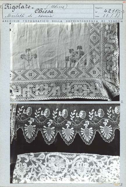 Edifici religiosi: chiesa; Rigolato (positivo) di Caprioli, Giovanni (prima metà XX)