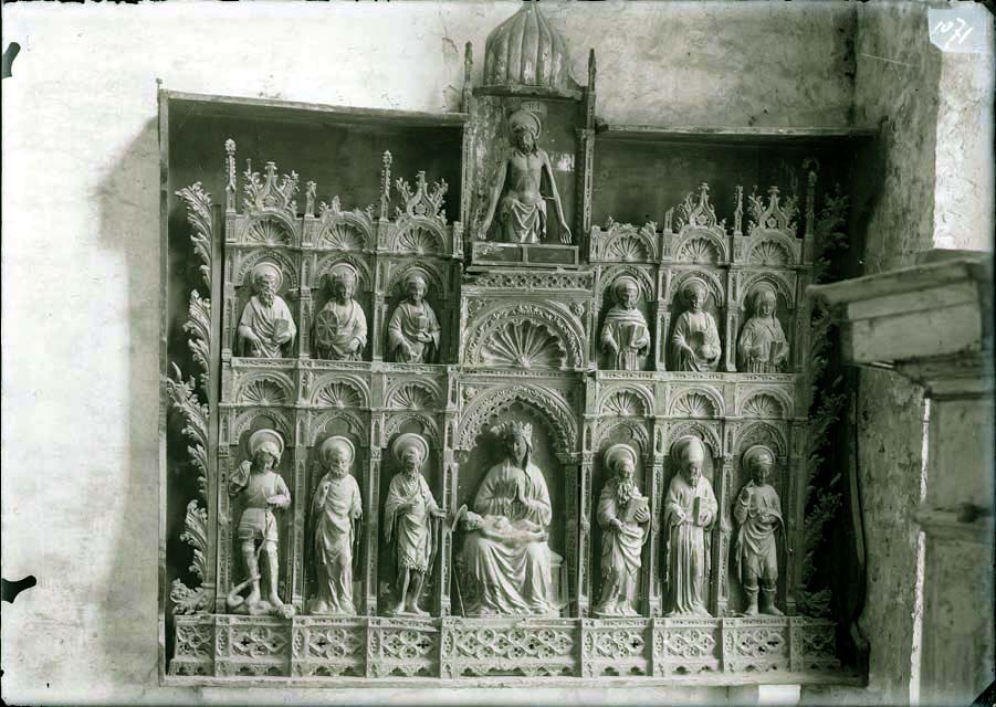 Interno: parete destra (negativo) di Paolo di Amedeo (Attr), Battigelli, Ernesto (prima metà XX)