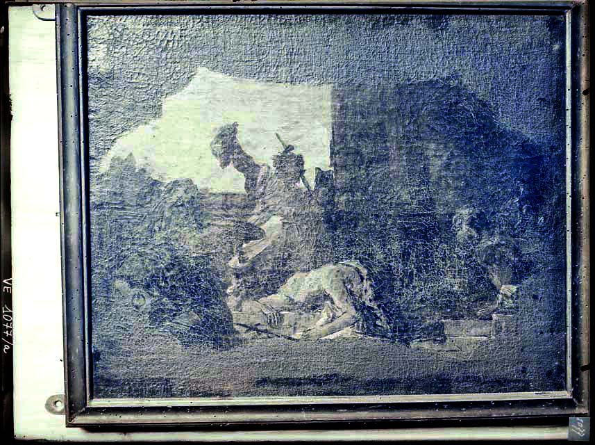 Interno: stanza del tesoro (negativo) di Tiepolo Giambattista, Battigelli, Ernesto (inizio XX)