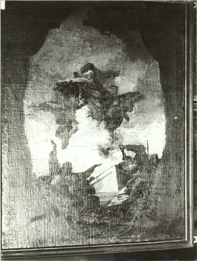 Interno: stanza del tesoro (positivo) di Tiepolo Giambattista, Battigelli, Ernesto (prima metà XX)