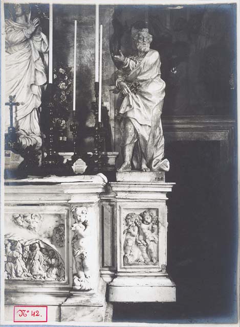 Interno: presbiterio (positivo) di Baratta Pietro, Gabinetto Fot. Soprintendenza ai Monumenti di Venezia (prima metà XX)