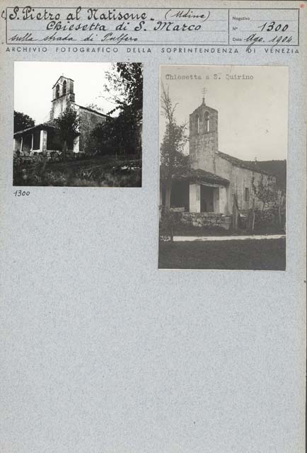 Documentazione storico artistica (positivo) di Ongaro, Massimiliano (prima metà XX)