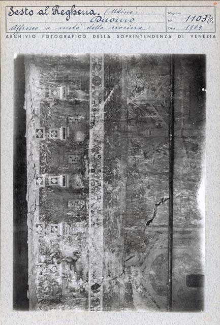 Interno: presbiterio (positivo) di Gabinetto Fot. Soprintendenza ai Monumenti di Venezia (prima metà XX)