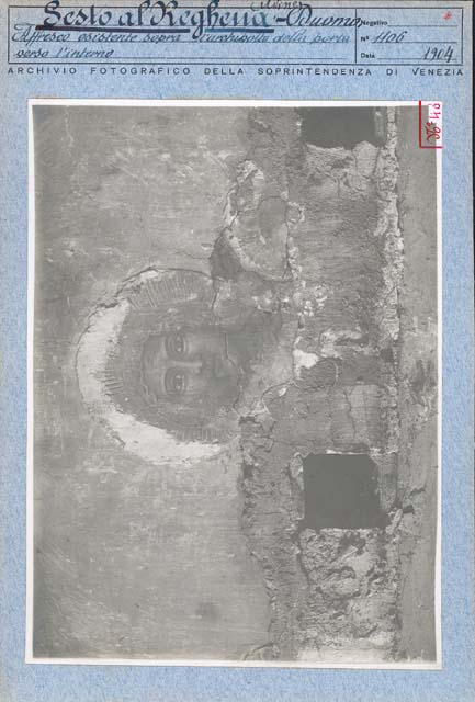 Restauri dei primi anni del '900: messa in luce (positivo) di Gabinetto Fot. Soprintendenza ai Monumenti di Venezia (prima metà XX)