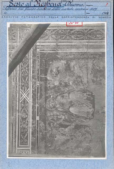 Interno: presbiterio (positivo) di Gabinetto Fot. Soprintendenza ai Monumenti di Venezia (prima metà XX)