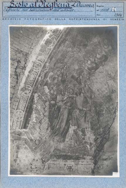 Restauri dei primi anni del '900: messa in luce (positivo) di Gabinetto Fot. Soprintendenza ai Monumenti di Venezia (prima metà XX)