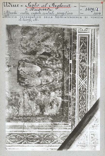 Restauri dei primi anni del '900: messa in luce (positivo) di Gabinetto Fot. Soprintendenza ai Monumenti di Venezia (prima metà XX)