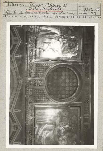 Interno: presbiterio (positivo) di Gabinetto Fot. Soprintendenza ai Monumenti di Venezia (prima metà XX)