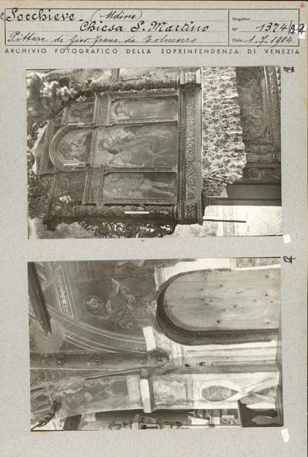 Edifici religiosi: chiesa, San Martino; Socchieve (positivo) di Gianfrancesco del Zoto detto Gianfrancesco da Tolmezzo, Ongaro, Massimiliano (inizio XX)