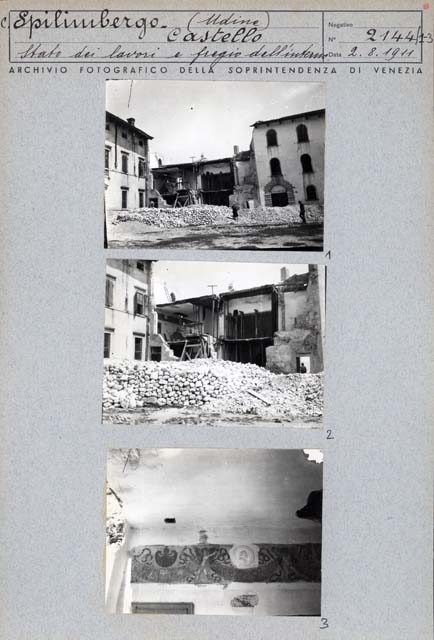 Documentazione storico artistica: affresco (positivo) di Ongaro, Massimiliano (prima metà XX)