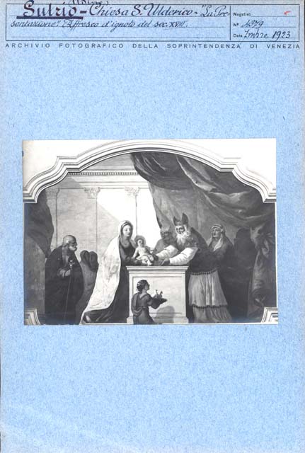 Edifici religiosi: chiesa, Sant'Ulderico; Sutrio (positivo) di Novelli Pietro Antonio, Caprioli, Giovanni (prima metà XX)