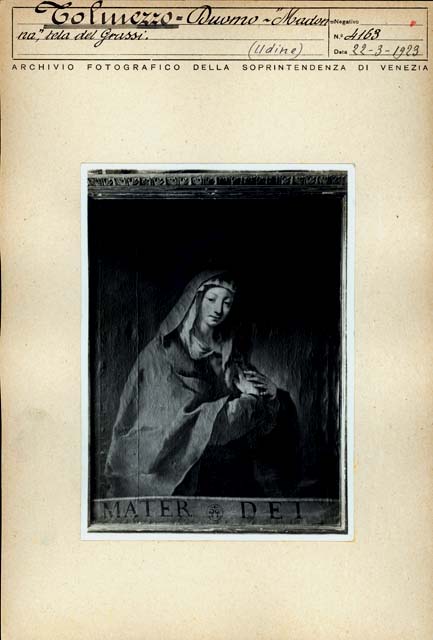 Edifici religiosi: chiesa, San martino Vescovo; Tolmezzo (positivo) di Grassi Nicola, Caprioli, Giovanni (prima metà XX)