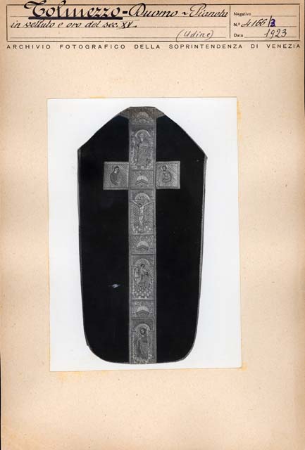 Edifici religiosi: chiesa, San Martino Vescovo; Tolmezzo (positivo) di Caprioli, Giovanni - Manifattura italiana (prima metà XX)