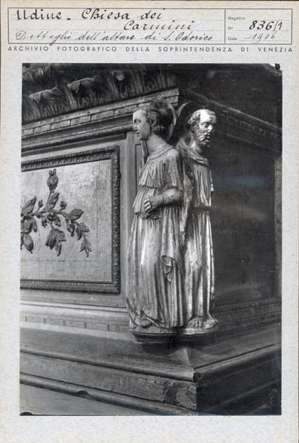 Interno: collocazione originaria (positivo) di De Santi Filippo, Gabinetto Fot. Soprintendenza ai Monumenti di Venezia (prima metà XX)