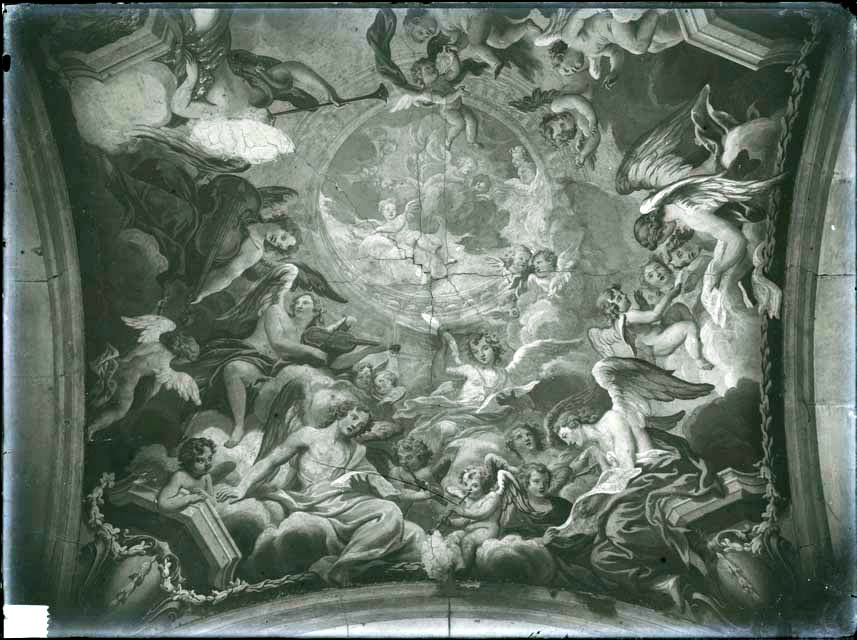 Documentazione storico artistica: sec. XVIII, affresco; Quaglio Giulio (negativo) di Quaglio Giulio, Gabinetto Fot. Soprintendenza ai Monumenti di Venezia (prima metà XX)