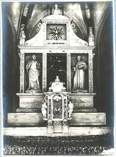 Edifici religiosi: chiesa, Sant'Ulderico; Pordenone, Villanova (positivo) di Pilacorte Giovanni Antonio, Gabinetto Fot. Soprintendenza ai Monumenti di Venezia (prima metà XX)