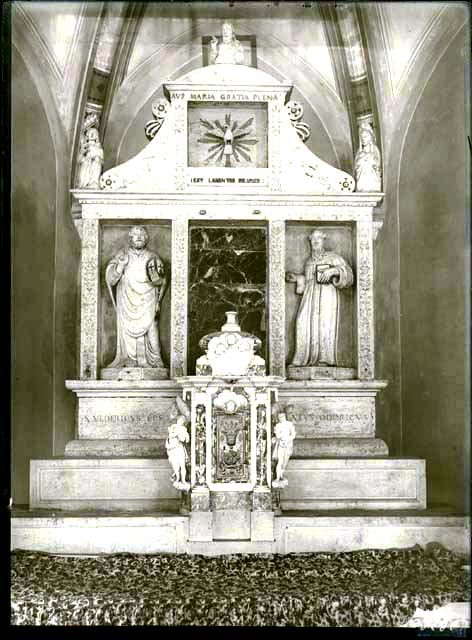 Interno: abside (negativo) di Pilacorte Giovanni Antonio, Gabinetto Fot. Soprintendenza ai Monumenti di Venezia (prima metà XX)