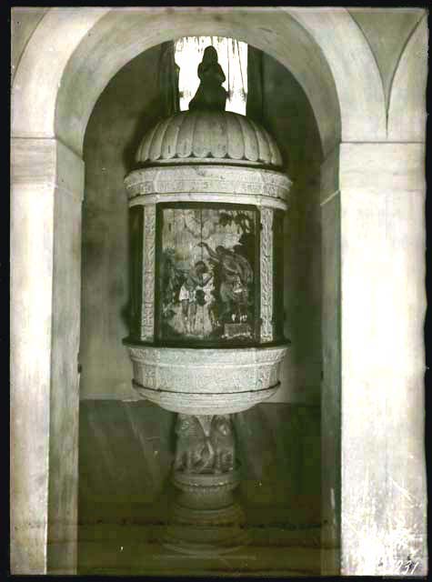 Documentazione storico artistica: sec. XVI, fonte battesimale; Giovanni Antonio Pilacorte (negativo) di Pilacorte Giovanni Antonio, Gabinetto Fot. Soprintendenza ai Monumenti di Venezia (prima metà XX)