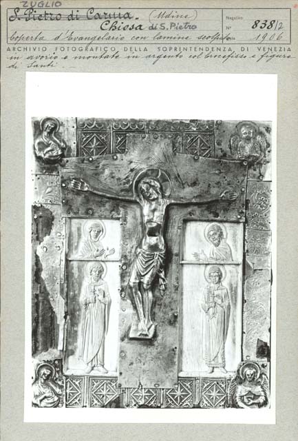 Edifici religiosi: chiesa, San Pietro; Zuglio (positivo) di Gabinetto Fot. Soprintendenza ai Monumenti di Venezia - Ambito bizantino (prima metà XX)