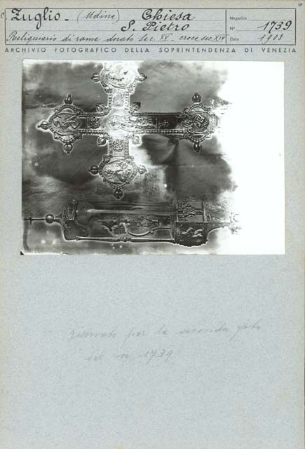 Documentazione storico artistica: sec. XV, reliquiario (positivo) di Battigelli, Ernesto - Ambito fiorentino (prima metà XX)