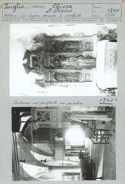 Documentazione storico artistica: sec. XVIII, altare, Beata Vergine di Loreto; ambito carnico (positivo) di Battigelli, Ernesto - Ambito carnico (prima metà XX)