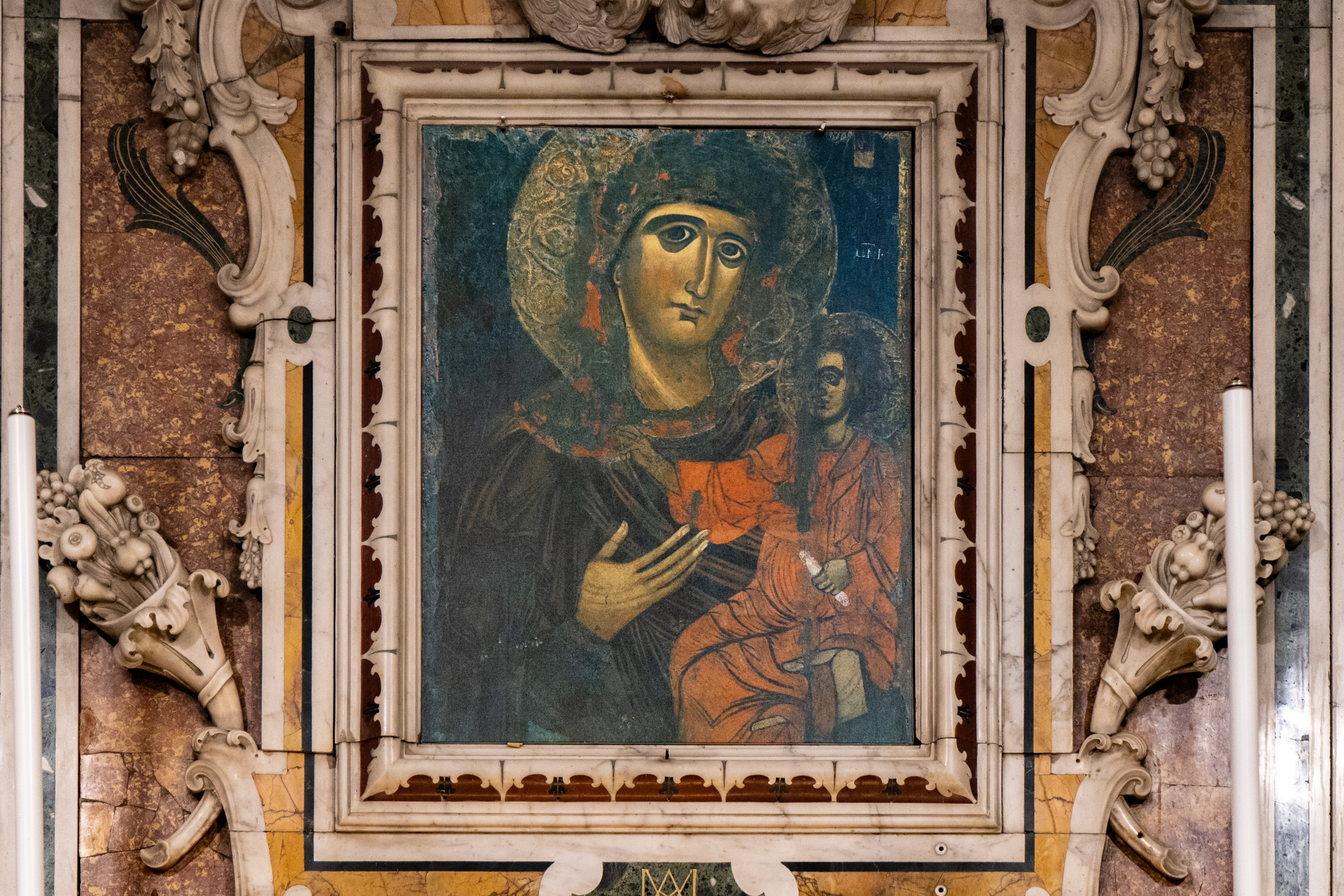 dipinto, Dipinto della Madonna della Greca (prima metà SECOLI/ XIV)