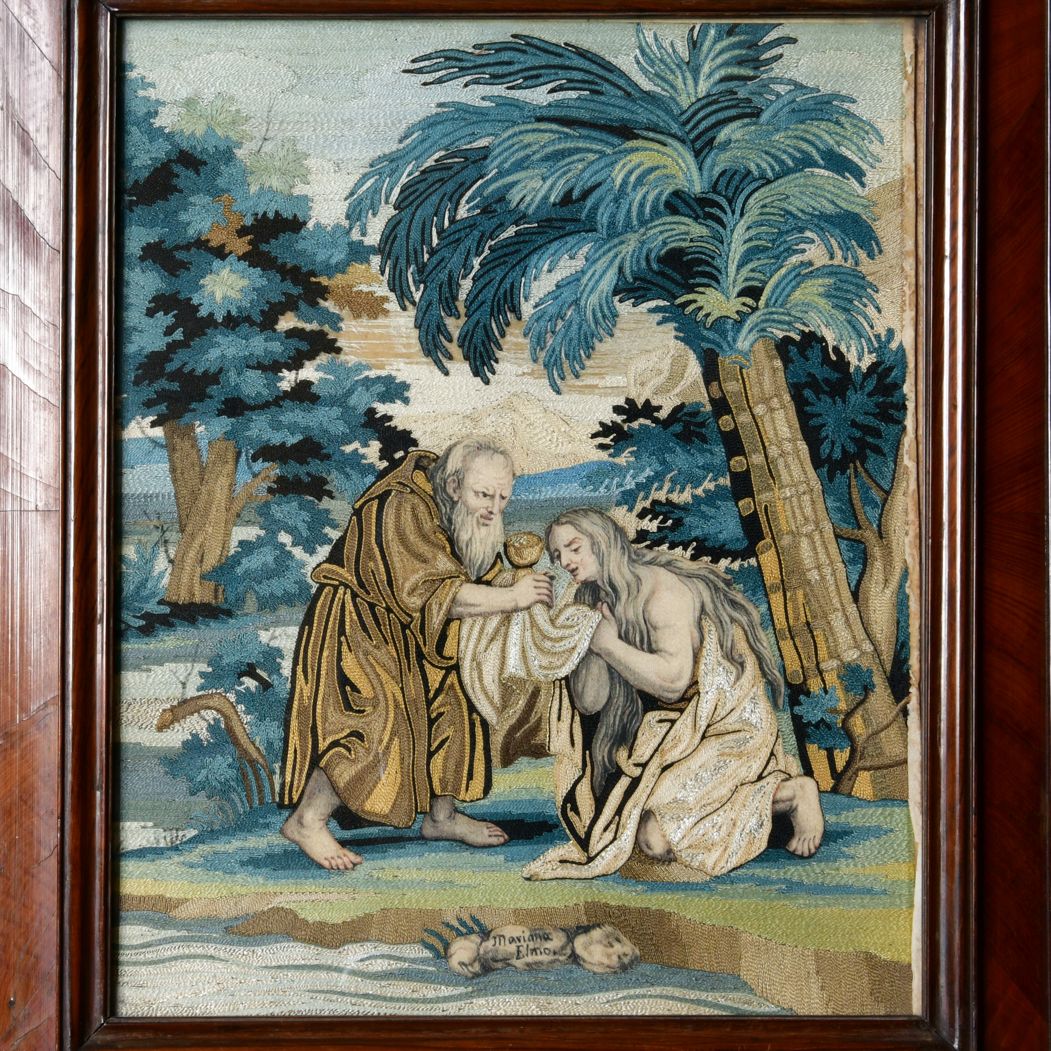 dipinto, Comunione di Santa Maria Egiziaca (seconda metà SECOLI/ XVIII)