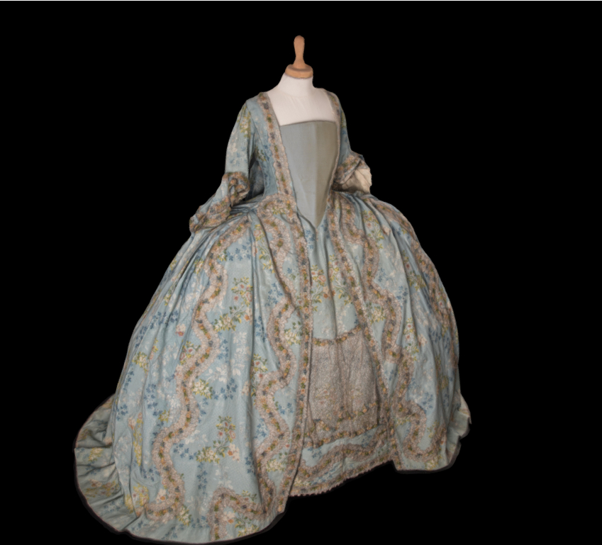 abito, Andrienne (terzo quarto SECOLI/ XVIII)