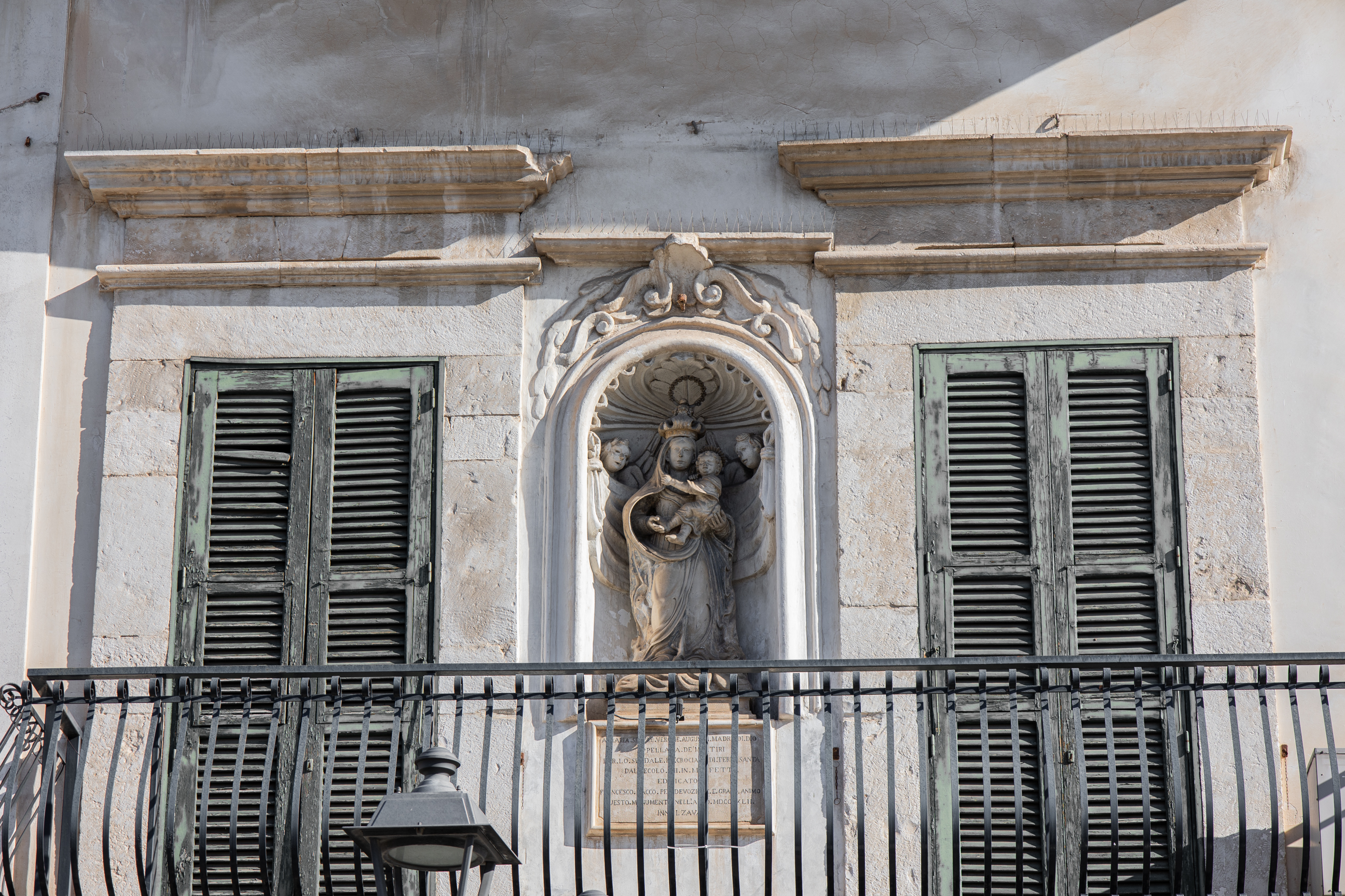 edicola devozionale, Edicola votiva della Madonna dei Martiri (secondo quarto SECOLI/ XIX)