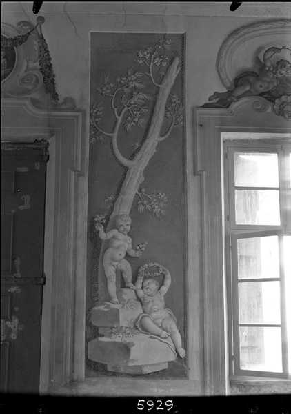 Decorazioni: dipinti murali, affreschi, Dorigny Louis, inizio XVIII sec (negativo) di Marocco, Domenico (terzo quarto XXI)