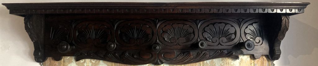 attaccapanni da parete - ambito italiano (fine sec. XIX)