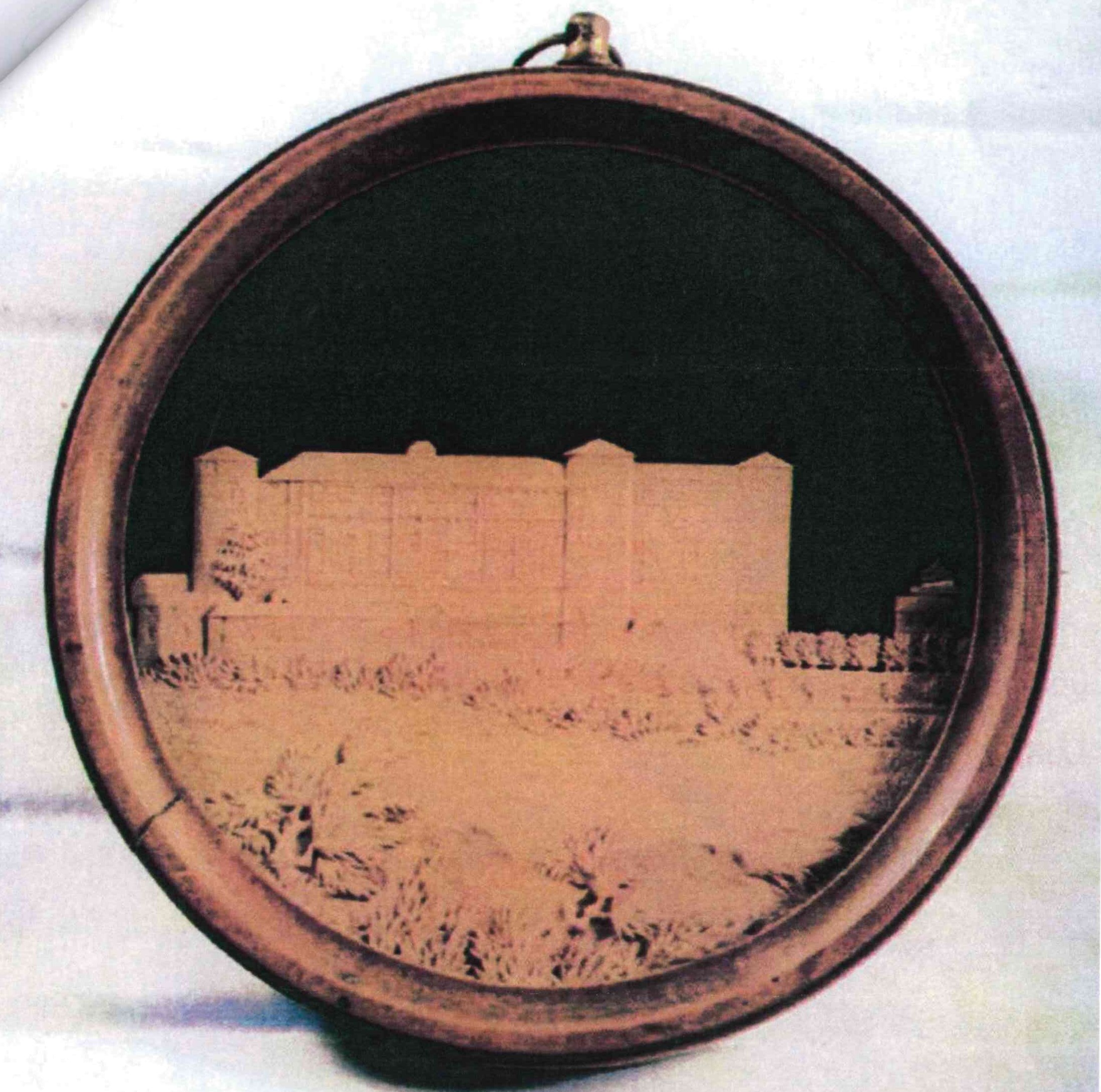 Veduta del Castello di Costigliole d'Asti, Castello di Costigliole d'Asti (scultura, opera isolata) di Bonzanigo Francesco Maria (primo quarto XIX)