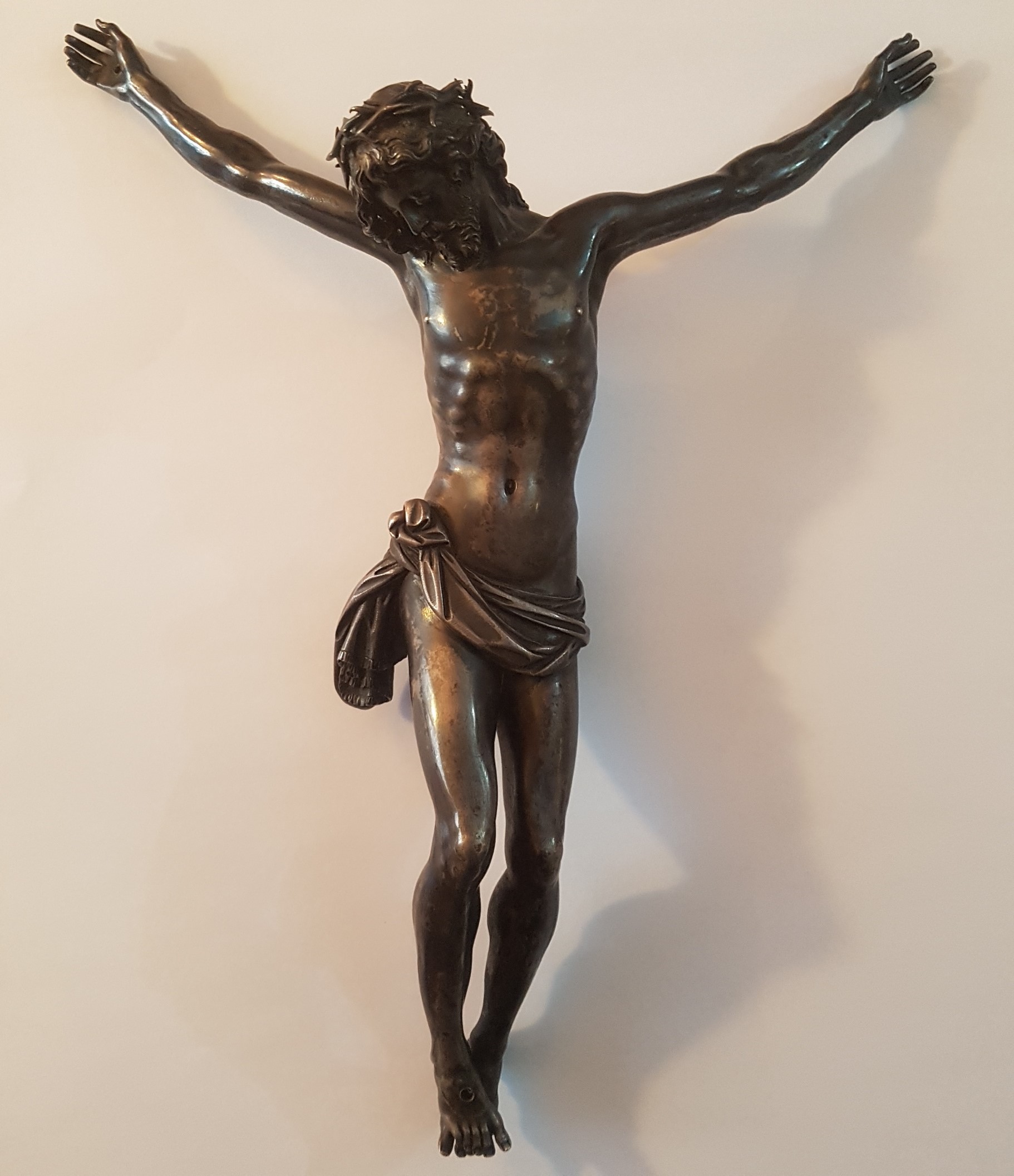 Crocifisso, Cristo crocifisso (scultura, opera isolata) di Boulogne Jean detto Giambologna, Susini Antonio (fine/ inizio XVI-XVII)