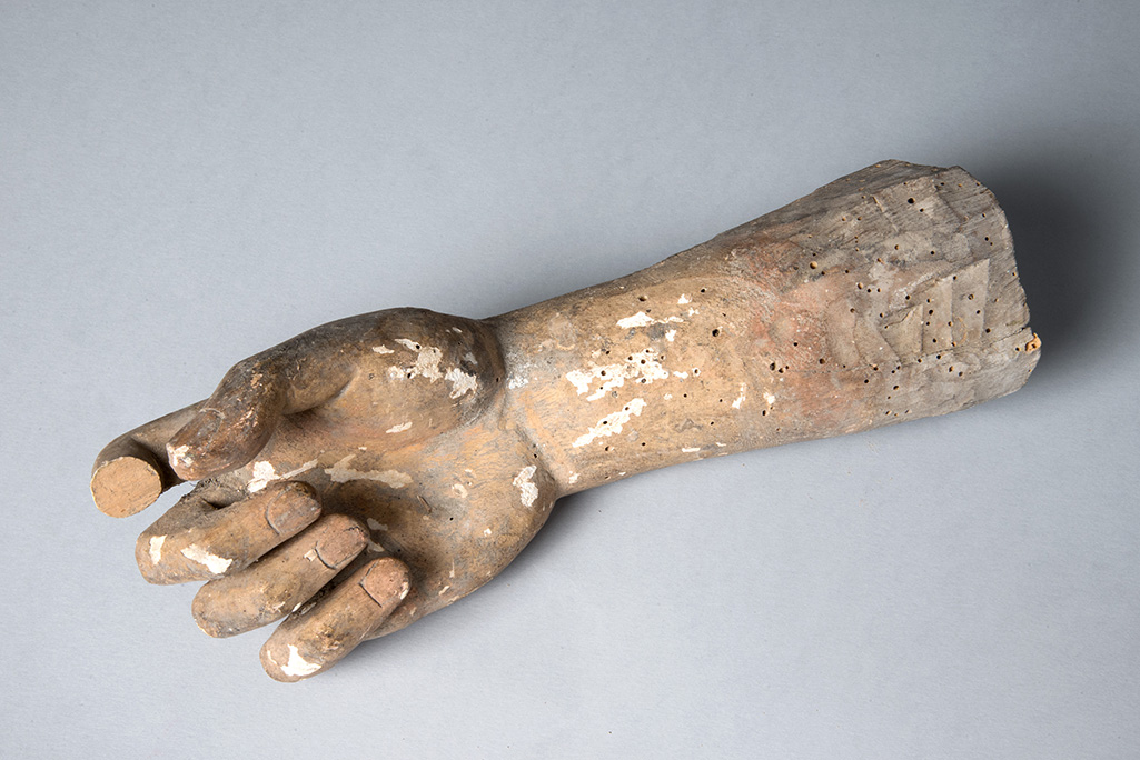 manichino processionale, frammento - ambito Italia meridionale ((?) XIX)