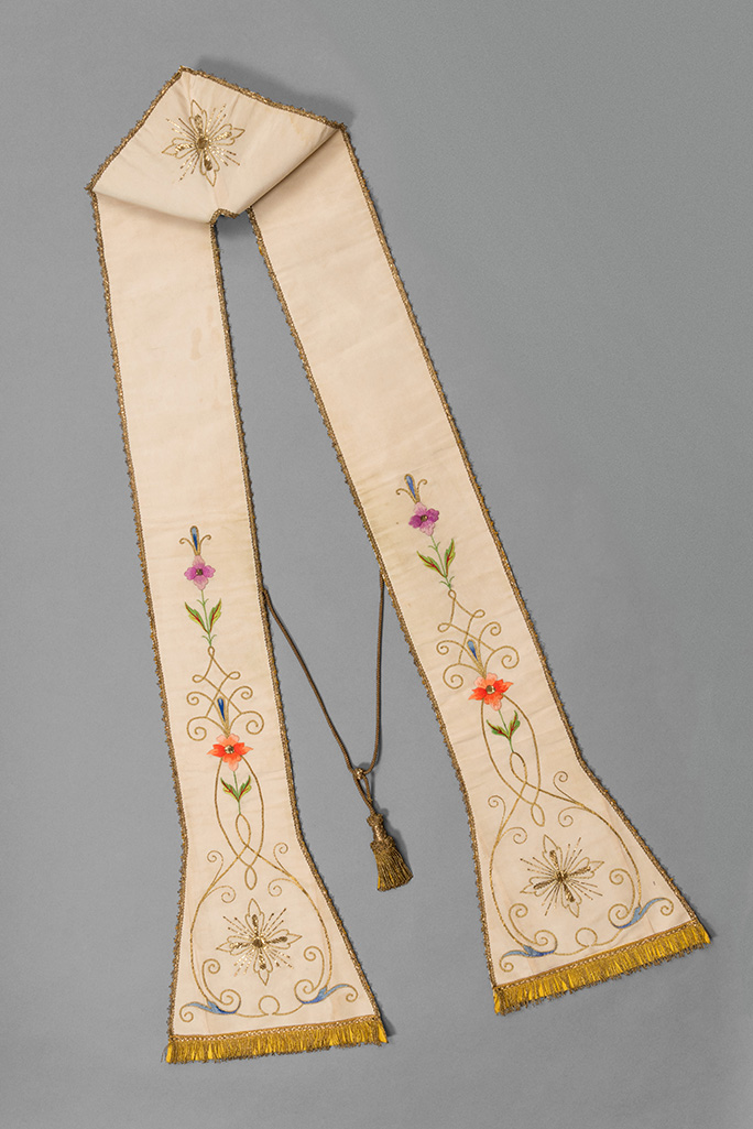 Croce, Fiori (stola, elemento d'insieme) - ambito italiano (prima metà XX)