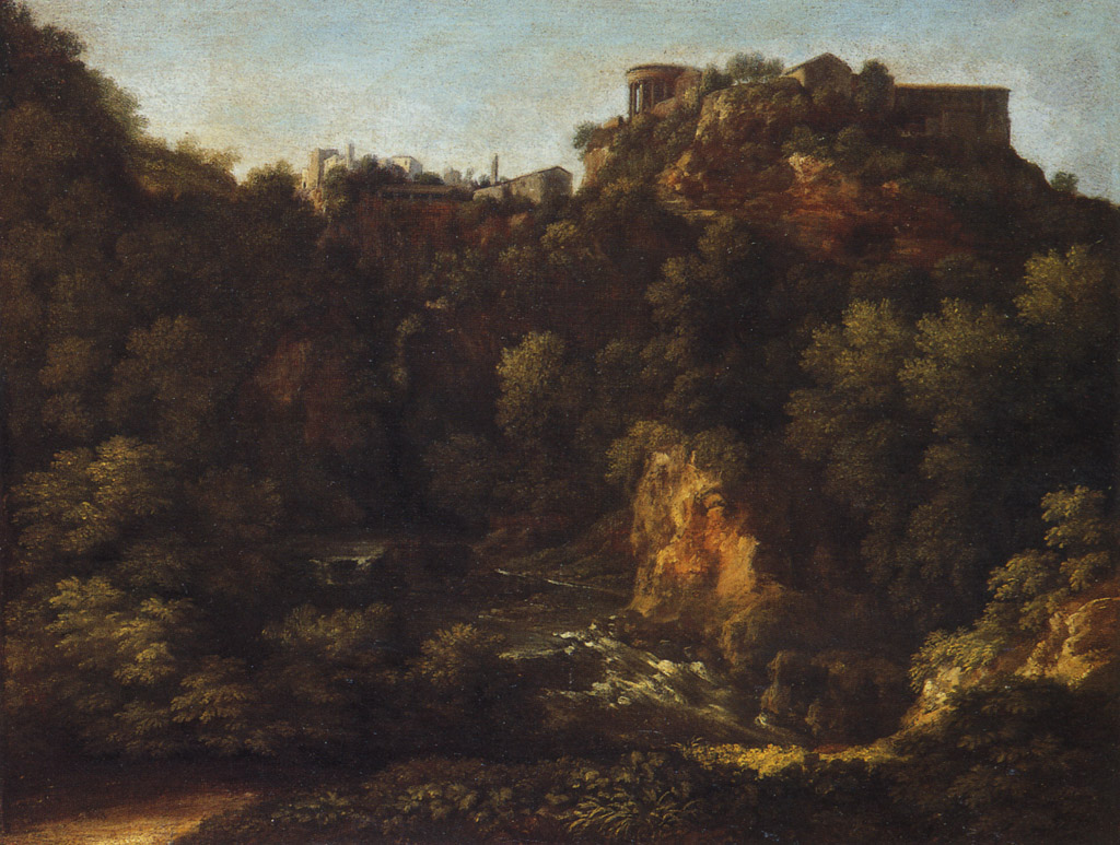 Veduta di Tivoli (dipinto) di Dughet Gaspard detto Pussino (sec. XVII)