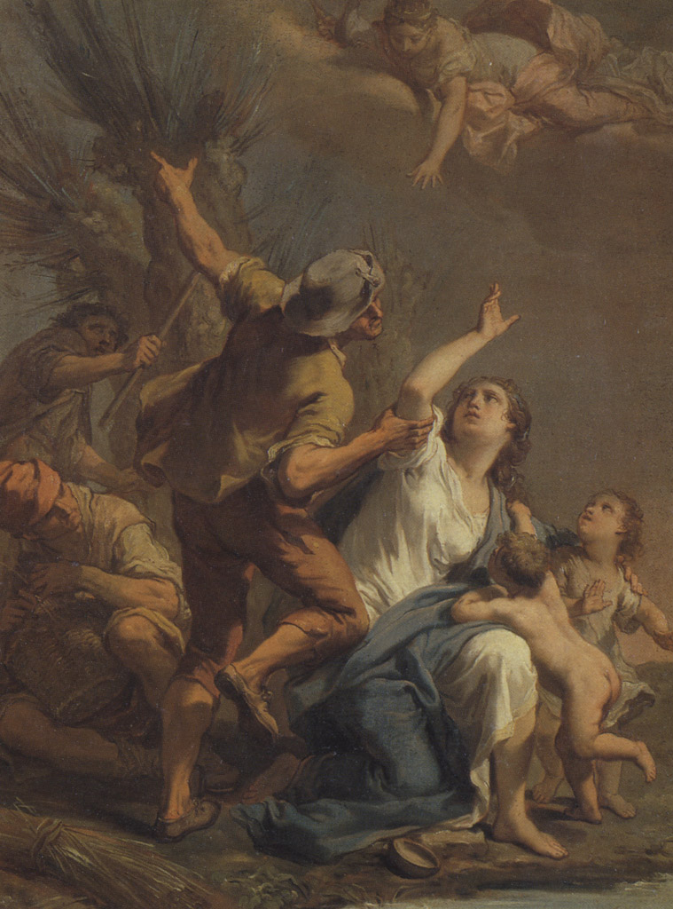 Latona e i pastori della Licia (dipinto) di Gandolfi Gaetano (sec. XIX)