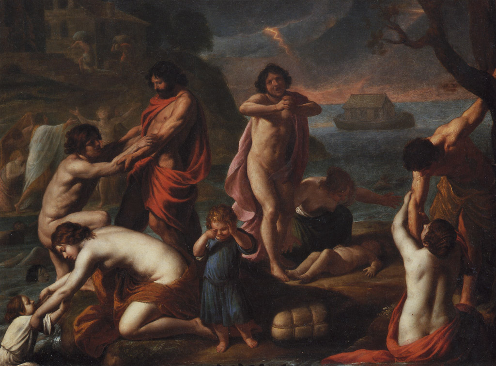 Diluvio Universale (dipinto) di Turchi Alessandro detto Orbetto (sec. XVII)