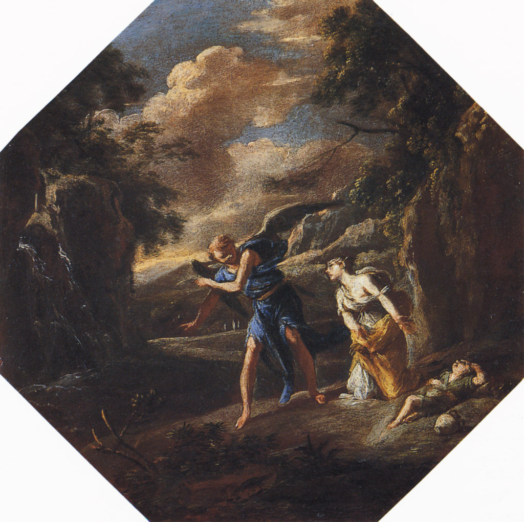 Agar e l'angelo (dipinto) di Gargiulo Domenico detto Micco Spadaro (sec. XVII)